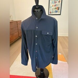 Howler Brothers Dark Blue Thermal Snap Shirt Jacket